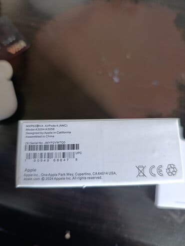 наушники на iphone: Вкладыши, Apple, Новый, Беспроводные (Bluetooth), Классические — 6