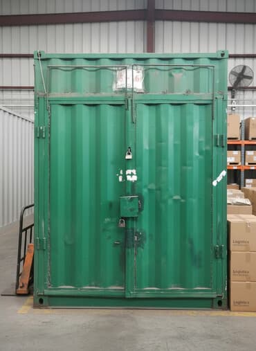 дом kg: Продаю контейнер на центральном рынке г.Токмок «Мурок» вещевой ряд — 1