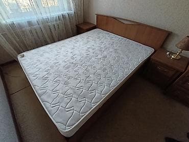 sofa bed: Двуспальная кровать с матрасом шкаф комод - Размер спального места — 1