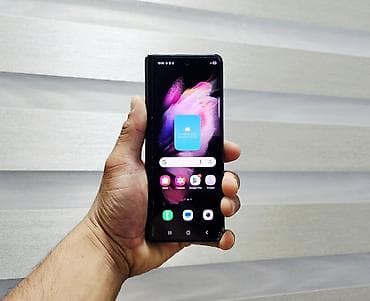 Техника жана электроника: Samsung Galaxy Z Fold 3, Колдонулган, 256 ГБ, түсү - Кара, 1 SIM, 2 SIM — 5