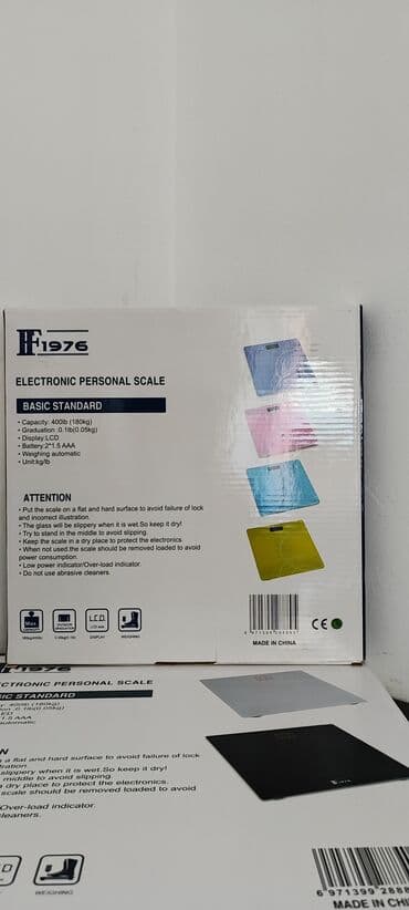 батарейки для весов: Напольные весы Электронные, Стекло, 180 кг — 5