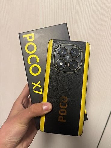 lalafo iphone: Poco X7, Б/у, 256 ГБ, цвет - Черный, 2 SIM — 1