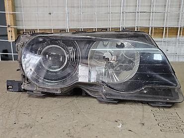 bew e34: Передняя правая фара BMW 2001 г., Б/у, Оригинал, Германия — 2
