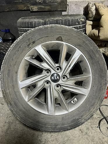 шины с дисками б у: Колеса в сборе R 16, Лето, Комплект, Легковые, Литые, отверстий - 5 — 1