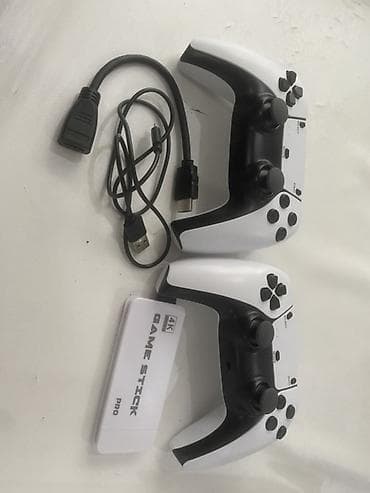 иксбокс оне с: Игровая приставка Game Stick Pro (4K) с двумя геймпадами - Компактная — 3
