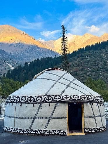 для качки: Аренда юрты, Каркас Деревянный, 85 баш, Казан, Посуда, Самовар — 8