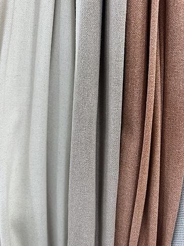 дантела постель производитель: Шторы из льняной фактурной ткани и сетчатый тюль - Коллекция — 2