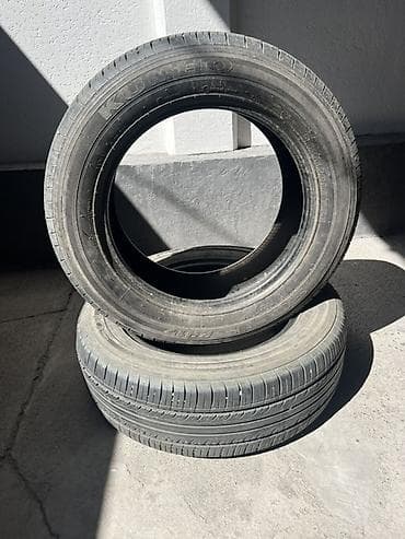 r16 4100: Шины 205 / 65 / R 16, Лето, Б/у, Пара, Легковые, Корея, Hankook — 1
