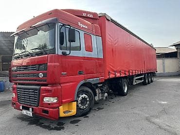 спец трал прицеп: Тягач, DAF, 2003 г., Тентованный — 6