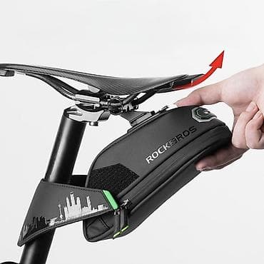 Велоаксессуары: Подседельная велосумка ROCKBROS Влагозащитная: плотная ткань и — 2