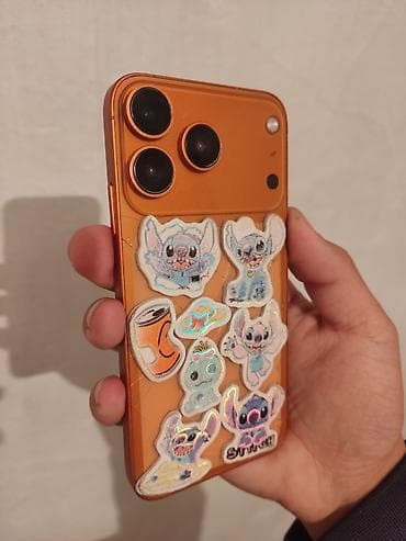 tecno camon: IPhone 17 Pro, Б/у, 64 ГБ, Оранжевый, Зарядное устройство, 100 % — 2