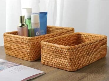 плетёная корзина: Декор для дома и сада, Самовывоз, Платная доставка — 1