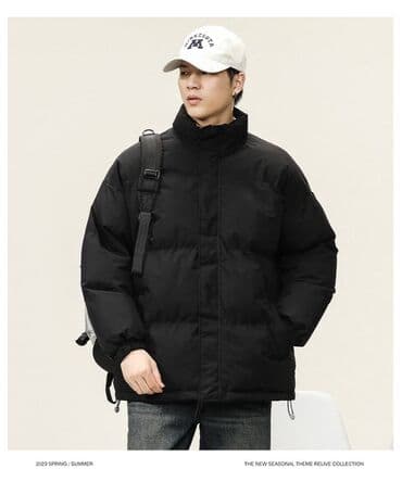 брендовые мужские спортивные костюмы из турции: Зимние базовые куртки в оверсайз посадке в четырех расцветках — 2