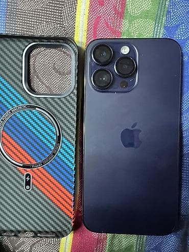 honor 60se: IPhone 14 Pro Max, 128 ГБ, Deep Purple, Чехол, 82 % — 1