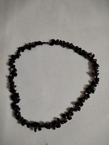 Бусы, гранат