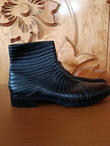 ботинка женские: Мужские ботинки, 43, Б/у, цвет - Черный — 2