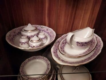 красивые вещи: Антикварный сервис из 35 предметов на 6 персон, привозили из Европы — 2