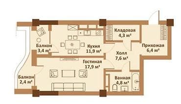 1 бөлмө, 58 м², Элитка, 11 кабат, Даяр ПСО (өзү оңдоп түзөтүп бүтүү үчүн) lalafo.kg да 1 бөлмө, 58 м², Элитка, 11 кабат, Даяр ПСО (өзү оңдоп түзөтүп бүтүү үчүн)