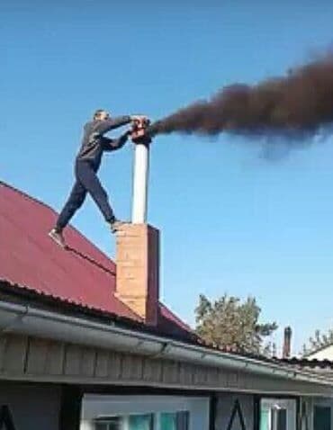 мастер по отоплению в частном доме: Мору тазалоо🚨 Чистка дымохода не заходя в дом 🚨📢🚨📢🚨📢 Чисто — 4