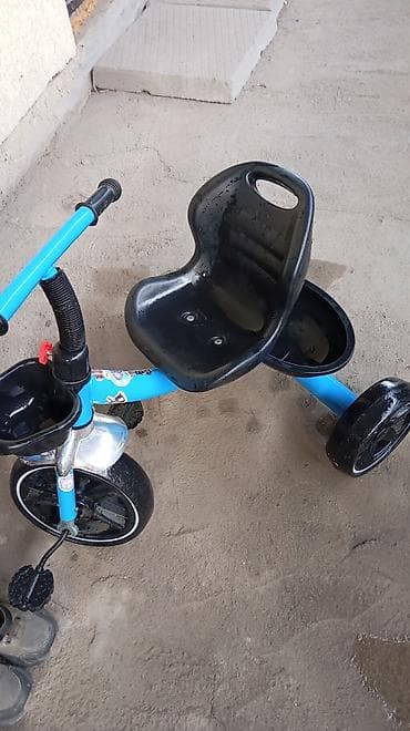 велик детский трехколесный: Детский трёхколёсный велосипед нужно починить передние колеса. - Цвет — 1