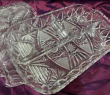 менажница: Менажницы хрустальные — 3