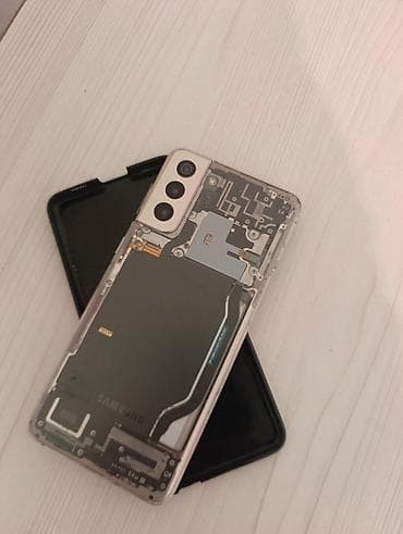 разбит дисплей: Samsung Galaxy S21 Plus 5G, Б/у, 256 ГБ, цвет - Фиолетовый, 1 SIM — 4