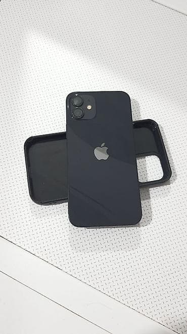 наушник буу: IPhone 12, Колдонулган, 64 ГБ, Кара, Каптама, 76 % — 7