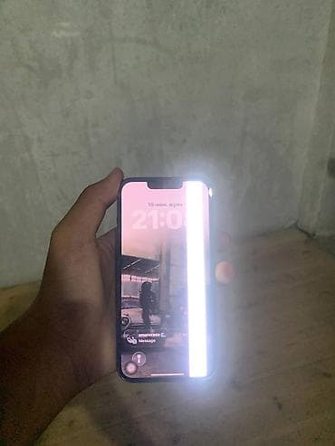 Техника и электроника: IPhone 13, Б/у, 128 ГБ, Синий, Зарядное устройство, 66 % — 4