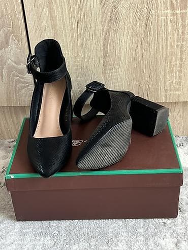Туфли: Продам черные туфли 🖤 Покупали за 3500 сом. Надевались всего 2–3 — 2