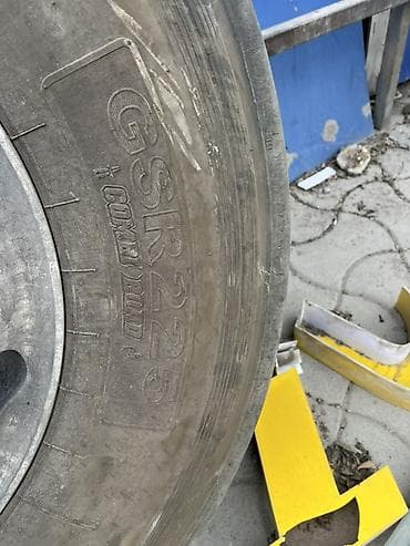 Транспорт: Колеса в сборе 315 / 80 / R 22,5, Всесезонная, Б/у, 1 шт, Грузовики/Автобусы, Литые, отверстий - 10 — 2