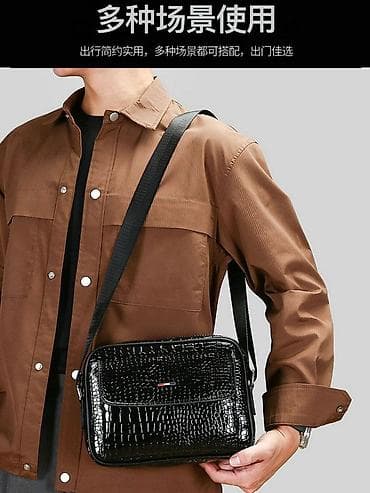 Очки: Барсетка, Tommy Hilfiger, Материал: Искусственная кожа, Множество карманов, Новый — 3