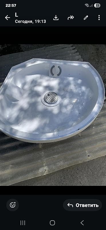 Душевая кабина угловая б/у