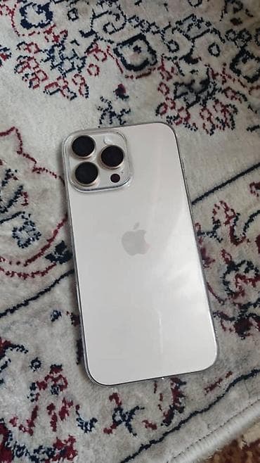 IPhone 16 Pro Max, Б/у, 256 ГБ, Desert Titanium, Зарядное устройство, Защитное стекло, Чехол, 100 % — 2