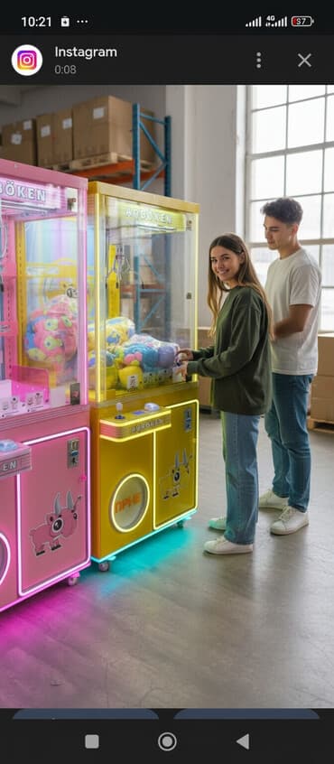 куплю контейнер дордой: Игровые автоматы-краны (claw machine) для призов/брелоков — 2
