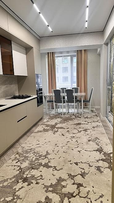 2 комнатные квартиры бишкек: 65 м², С мебелью — 7