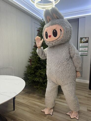 пекарь бишкек: Продам новый костюм Лабубу. В наличии 2 цвета - серый и розовый — 7