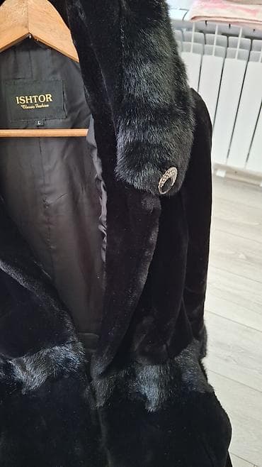 баа: Шуба, Узун модель, Кытай, Капюшону бар, L — 5