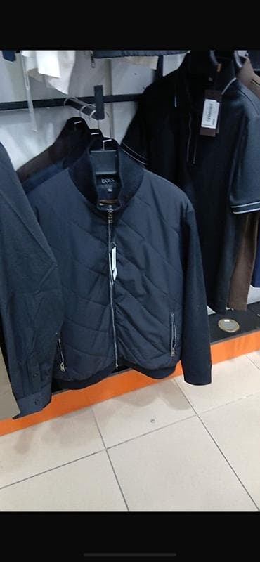 Брюки: Мужская куртка, 2XL, Boss, Новый, цвет - Синий, Бесплатная доставка — 1