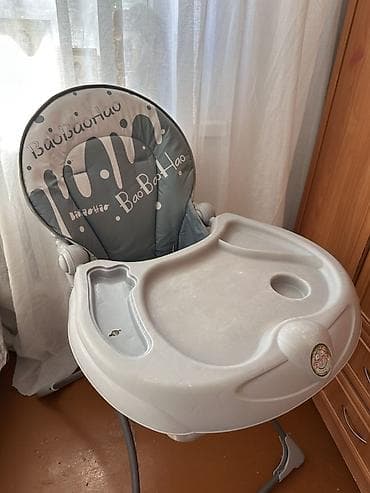 Балдар эмереги: Тамактандыруучу отургуч, Башка бренд, Металл, Отургучтун башка түрү, түсү - Боз — 2