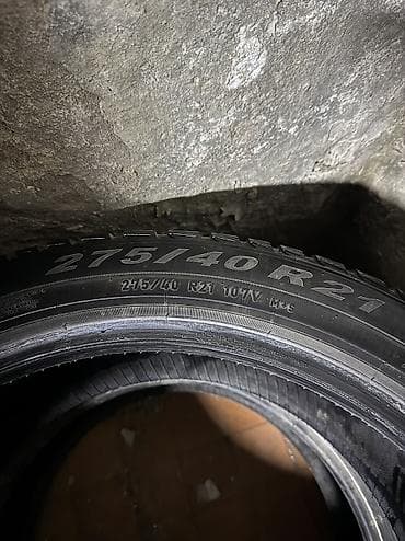 шины pirelli: Шины 275 / 40 / R 21, Всесезонная, Б/у, Пара, Внедорожные (АТ/МТ), Pirelli — 8