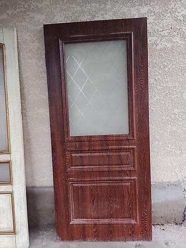 алмазный бур: Деревянные межкомнатные двери с остеклением. - Материал — 1