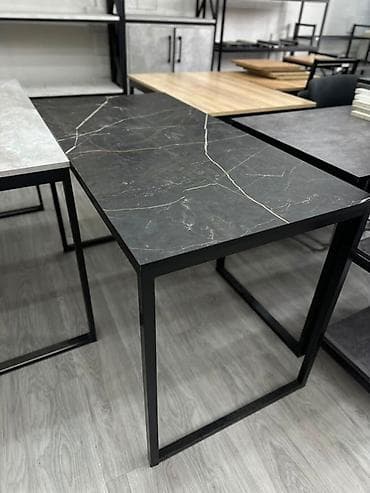 токалка вип: Письменный стол в стиле LOFT - Размер: ?75 см - Прочный металлический — 6