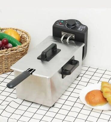 купить фритюрницу: Фритюрница Sokany для вашего дома .
Объем 3,5л .
гарантия 6мес — 6