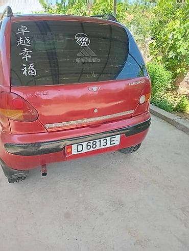 Унаа сатуу: Daewoo Matiz: 1999 г., Кол менен иштөөчү — 2