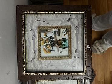 berber mirror second hand: Набор оформленных картин и репродукций в рамах. размер:27×27-13штук — 6