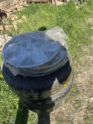 r16 4100: Колеса в сборе 185 / 60 / R 14, Лето, Б/у, Комплект, Легковые, Железные, отверстий - 4 — 1