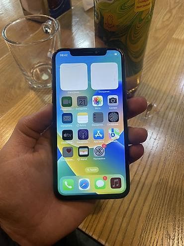 aifon x: IPhone X, Б/у, 256 ГБ, Черный, Кабель, 80 % — 3