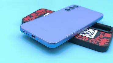 Техника и электроника: Samsung Galaxy A34 5G, Б/у, 256 ГБ, цвет - Фиолетовый, 2 SIM — 10