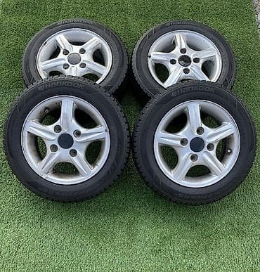 Колеса в сборе 155 / 65 / R 13, Зима, Б/у, Комплект, Легковые, Литые, отверстий - 4 — 1