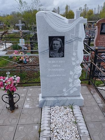 Кызматтар: Эстеликтерди жасоо, Тосмолорду жасоо, Кресттерди жасоо | Гранит, Металл, Мрамор | Жасалгалоо — 3